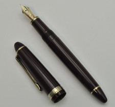 Sailor Profit 1911 14K H-F Nib Fountain Pen Burgundy Vintage Very Good I065 picture