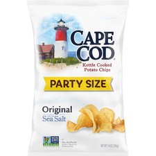 Cape Cod Potato Chips, Original Kettle Chips, 14 oz Party Size picture