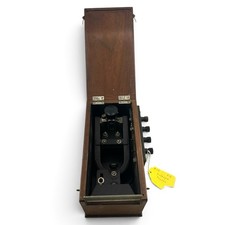 Vintage Leeds & Northrup 2420 B Light Beam Galvanometer in Wood Box Made In USA picture