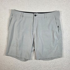 Vuori V368 Aim Shorts Gray Performance 8” Golf Mens Size 36 picture