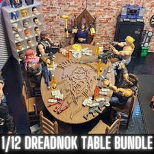 DREADNOK TABLE BUNDLE, For 1/12 Scale Figures, Zartan Throne, Gi Joe Classified picture