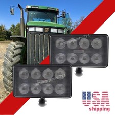 2xLED headlights For John Deere 7600 7700 7800 7610 7710 7810 8400 8410 tractors picture