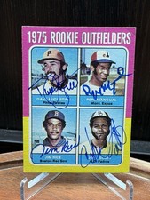 1975 Topps Signed Rookie Card -Jim Rice Pepe Manguel John Scott David Augustine picture