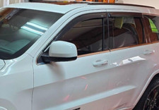 AVS Smoke Tape-on Rain Guards Set Vent Visors for 2011-2021 Jeep Grand Cherokee picture
