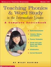 Teaching Phonics and Word Study in the Intermediate Grades Reading Book Blevins picture