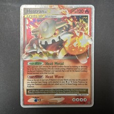 Heatran LV.X 97/100 -Stormfront Rare Holo Level-Up - Pokemon TCG 2008 - picture