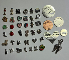 Origami Owl Mixed Lot of Charms and Locket Plates picture