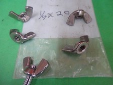 HARLEY BT's 45s CHOICE 10 PK of 5/16-18 or 1/4-20 BATTERY OTHER WING NUT picture