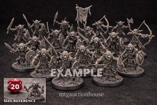 Goblin Horde Miniatures Lot 20 Goblin Warriors 28mm High Quality Resin D&D picture