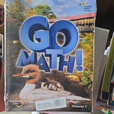 GO Math Volume 1 and Volume 2 Grade 2 Student Workbooks, Brand New picture