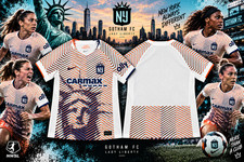 Gotham FC Nike Lady Liberty Authentic Pro Cut Jersey Sz. S NWSL NWOT picture