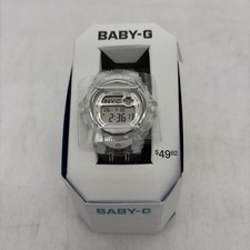 Genuine New Old Stock Casio Baby-G Shock Watch BG-169R-7BMTN Clear White Sport picture