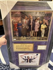 Willy Wonka And Chocolate Factory Cast Signed Framed JSA Gene Wilder + 5 Kids picture