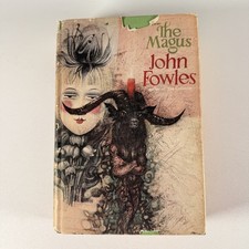 Vintage 1965 THE MAGUS Hardcover book by John Fowles Dust Jacket picture