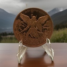 1 oz Copper Valkyrie ABSOLUTELY STUNNING COIN HIGH DETAILS picture