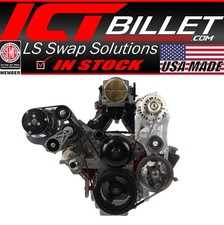 LS OEM Location Truck Alternator & Tight Power Steering Bracket Chevelle Cama... picture