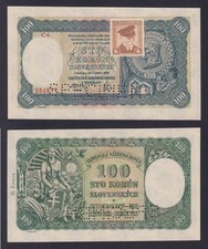 Czechoslovakia 100 Korun 1945 P.-52s Specimen FDS/UNC Banknote picture