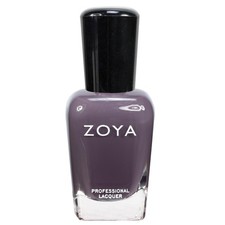 ZOYA Petra Nail Polish, Dark Smoky Dusky Gray Cream Polish with Purple Undertone picture