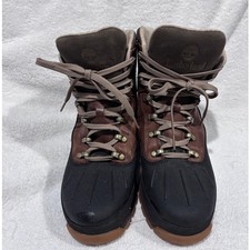 TIMBERLAND TIMBERDRY MEN'S WATERPROOF BOOTS BROWN & BLACK A1GIO US SIZE 10 picture