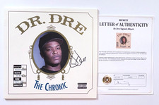 DR DRE SIGNED THE CHRONIC VINYL ALBUM NWA RAP RAPPER STRAIGHT OUTTA COMPTON BAS picture