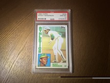 1984 TOPPS #230 RICKEY HENDERSON PSA 10 picture