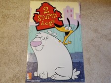 Vintage 1993 2 Stupid Dogs Poster picture