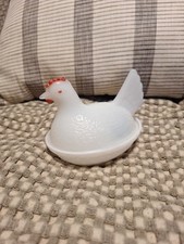 VTG 1930s-50s White Milk Glass 