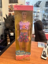 1992 Mattel Barbie GLITTER BEACH KEN Barbie’s Boyfriend Surfer picture