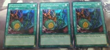 *** 3X POLYMERIZATION 3X *** SUPER RARE PLAYSET YUGIOH FUEN-EN049 ALTERNATE picture
