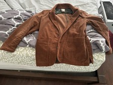 Relwen Corduroy Trap Blazer Mens Size Large Brown Huckberry  picture