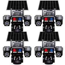 4PCS Solar Battery Powered Wireless WiFi Home Security Camera 4K HD Outdoor CCTV picture
