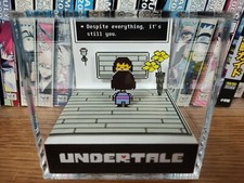 Undertale Despite Everything Handmade Diorama - Retro Gaming Cube - Fanart picture
