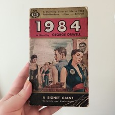 George Orwell's 1984, Signet Giant Edition, 1954, 11th printing, Pulp Cover Art picture