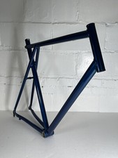 NOS GT 58CM USA MADE Road Bicycle Frame, Blue, Aluminum, No Parts Mounted picture