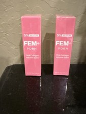 2 X FEM+ PDRN Pink Collagen Volume Balm w/ 5% Volufiline, Sealed picture