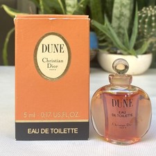 💝Vintage DUNE Christian Dior EDT 5ml Mini Travel-Size Perfume New In Box picture