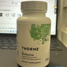 Thorne Berberine Supplement, 1000 mg Per Serving, 60 Capsules Each,  1 Pack New picture