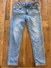American Eagle women's jeans size 6 skinny super stretch five pocket light wash picture