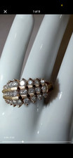 diamond pyramid ring preowned 10 k vintage picture