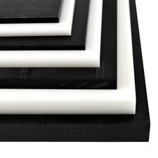 BuyPlastic White Delrin / Acetal Copolymer Plastic Sheet  1-1/4