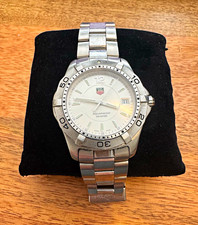 TAG Heuer Aquaracer Men's Diver 300m Quartz Silver Dial - WAF112 picture