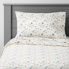 Full City Cars Cotton Kids' Sheet Set - Pillowfort picture