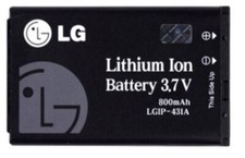 Battery LGIP-431A For LG UX220 CB360 CE110 CP150 220C KP106 MS450 KP100 800mAh picture
