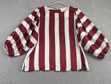 Maeve By Anthropologie Colorful Bohemian Blouse Size 12 Flowy Artsy Boho NWT picture