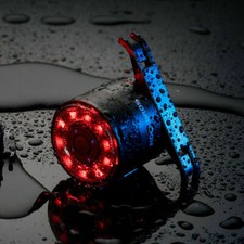 ROCKBROS Bike Colorful Taillight USB Charging Warning Bicycle Rear Light Safty picture