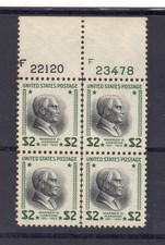 US Scott # 833 MINT / VF / NH Center Line PLATE BLOCK of Four $2 Harding SCV $80 picture
