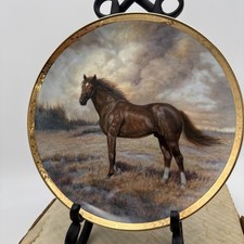 RARE Collector's Plate - Secretariat, Perillo, 1984 Vague Shadows, #1276 Of 9500 picture