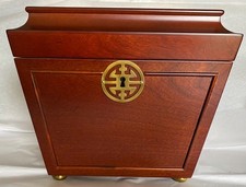 The Bombay company Vintage TAO jewelry box new with removable organizer tray picture