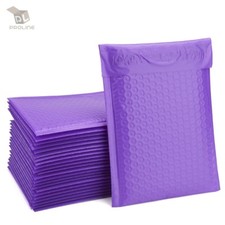 500 #0 Purple Poly Bubble Padded Envelopes Self-Sealing Mailers 6X10 (Inner 6x9) picture