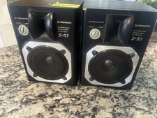 Vintage Pioneer S-X7 Bookshelf Surround Speakers Pair 45W 16 Ohm Pristine picture